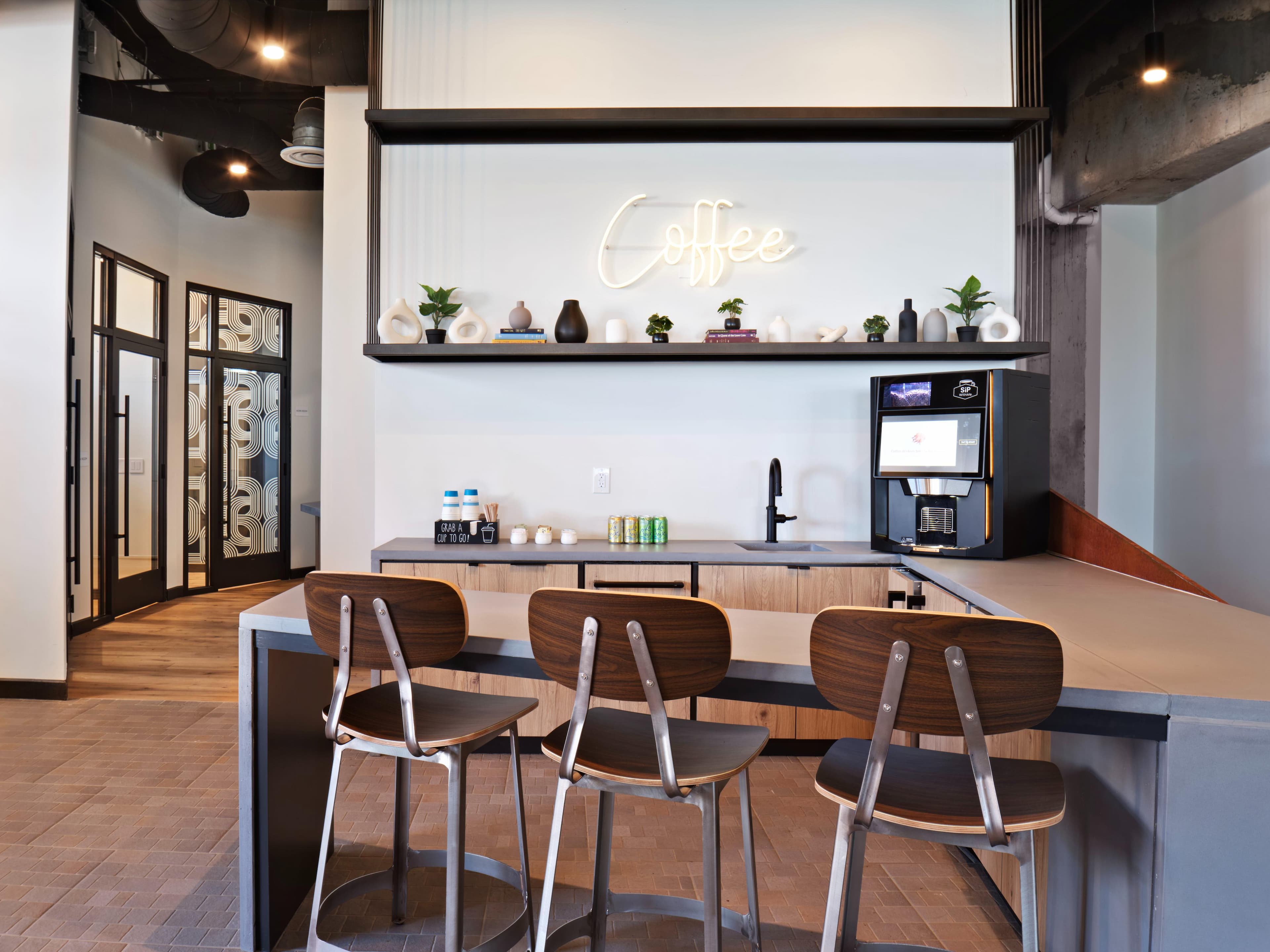 Community coffee bar