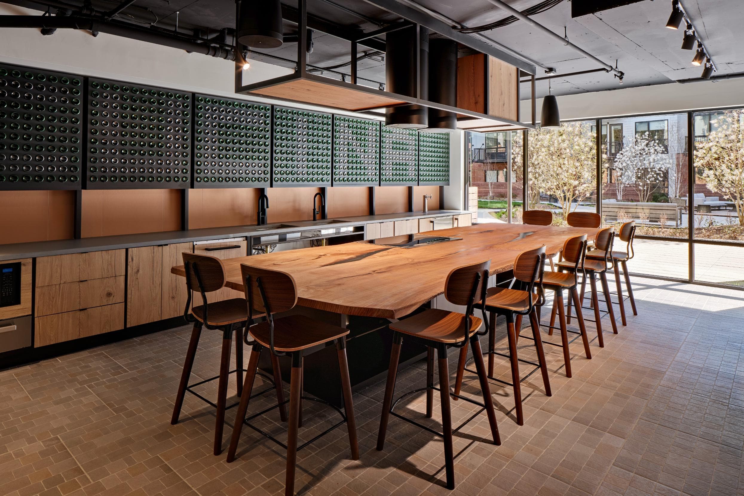 Private Resident’s Party Room with Full-Sized Kitchen